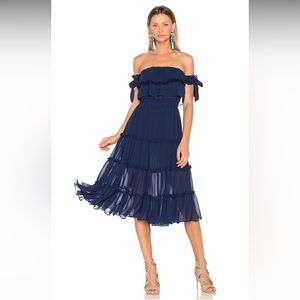 Misa Navy Dress Size M